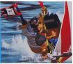 COGO Pirates Kids Building Blocks Toy Pirate Ship Playset - 164 Pieces