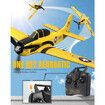 RC Plane for Beginners,4CH WWII RC Airplane Remote Control Plane RTF with 2 Batteries and Xpilot Stabilization Stystem,One-Key Aerobatic (Yellow)