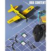 RC Plane for Beginners,4CH WWII RC Airplane Remote Control Plane RTF with 2 Batteries and Xpilot Stabilization Stystem,One-Key Aerobatic (Yellow)