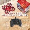 Remote Control Spider Toy Stunt Drone with Obstacle Avoidance 3D Flip, Auto Hovering Indoor Drone, RC Quadcopter with LED Light
