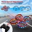 Remote Control Spider Toy Stunt Drone with Obstacle Avoidance 3D Flip, Auto Hovering Indoor Drone, RC Quadcopter with LED Light