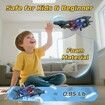 Foam Fighter Jet Drone for Kids, RC Plane Easy to Fly Remote Control Airplane with Auto Hovering, 360 Degree Flip and 2 Batteries