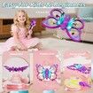 4DRC V40 RC Planes, Remote Control Butterfly,Drone with LED Lights, RC Quadcopter, 3D Flip,Flying Airplane Toys for Beginners, Boys and Girls, 2 Battery