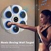 Smart Music Boxing Machine,Wall-Mounted Bluetooth Boxing Machine,9 Speed Rhythm Mode Adjustment,Electronic Boxing Machine Wall Mounted White