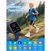 Kids Smart Watch Fitness Tracker,1.85In Screen with 12 Puzzle Games,Sleep Monitor,Pedometer,Waterproof Activity Tracker Black
