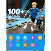 Kids Smart Watch Fitness Tracker,1.85In Screen with 12 Puzzle Games,Sleep Monitor,Pedometer,Waterproof Activity Tracker Black
