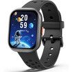 Kids Smart Watch Fitness Tracker,1.85In Screen with 12 Puzzle Games,Sleep Monitor,Pedometer,Waterproof Activity Tracker Black