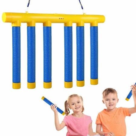 Catching Sticks Game,Falling Sticks Game with 3 Dropping Speeds,Drop It Catch It Win It Reaction Games,Quick Reactions Training Toy (Blue)