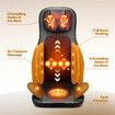 Full Body Massage Chair Cushion Massaging Seat Shiatsu Neck Back Massager Pad Heating Relax Rolling Kneading Vibration Electric Remote Pillow Homasa