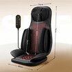 Full Body Massage Chair Cushion Massaging Seat Shiatsu Neck Back Massager Pad Heating Relax Rolling Kneading Vibration Electric Remote Pillow Homasa
