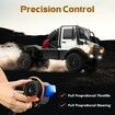 1/18 RC Semi-Truck, MN-333 Unimog Off-Road RC Rock Crawler, 4WD RC Truck RTR Transport Car Alloy Model for Hobby Toy Gifts (Green)