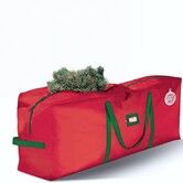 Heavy Duty Christmas Tree Storage Bags,Waterproof Storage Bag with Reinforced Handles and Double Zipper for 7.5ft Tree,600D Oxford Color Red
