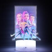 Kpop Demon Hunter Arcylic Nightlight, 7 Colour Change Night Light for Fans, Style A