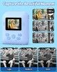 Kids Camera Instant Print Photo with 32GB, Portable Printing Camera Toy with HD Digital Video for Boys Girls Creativity & Learning (Blue)