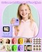 Kids Camera Instant Print Photo with 32GB, Portable Printing Camera Toy with HD Digital Video for Boys Girls Creativity & Learning (Purple)