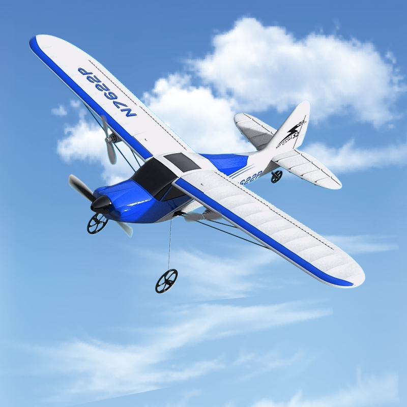 RC Plane USB Charging Crash Resistant 2 Channel 30-50CM EPP Gyro Stabilization 2.4G Dual Take Off Christmas Gift Fixed Wing Model Beginner Trainer