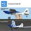 RC Plane USB Charging Crash Resistant 2 Channel 30-50CM EPP Gyro Stabilization 2.4G Dual Take Off Christmas Gift Fixed Wing Model Beginner Trainer