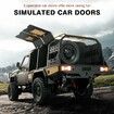 1/12 Scale RC Crawler, MN-82S LC79 RTR RC Truck 4x4 Off Road Vehicles 2.4GHz RC Rock Crawler Car with LED Lights, 7.4V 1200mAh Battery for Hobby Toys