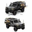 1/12 Scale RC Crawler, MN-82S LC79 RTR RC Truck 4x4 Off Road Vehicles 2.4GHz RC Rock Crawler Car with LED Lights, 7.4V 1200mAh Battery for Hobby Toys