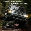 1/12 Scale RC Crawler, MN-82S LC79 RTR RC Truck 4x4 Off Road Vehicles 2.4GHz RC Rock Crawler Car with LED Lights, 7.4V 1200mAh Battery for Hobby Toys