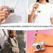 Thumb-Sized Flip Screen Mini Camera, Digital Retro CCD Portable with 32GB Memory Card, 180 Degree Flip Selfie Screen for Kids and Beginners (Blue)