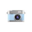 Thumb-Sized Flip Screen Mini Camera, Digital Retro CCD Portable with 32GB Memory Card, 180 Degree Flip Selfie Screen for Kids and Beginners (Blue)
