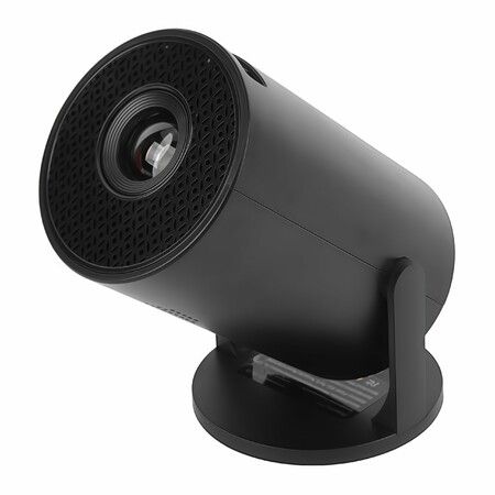 4K Portable Projector 1080P 1280x720P 180 Adjustable,Suitable For Mobile Phone/computer/TV Stick/tablet Computer,For Home Theater/office Color Black