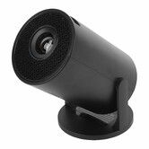 4K Portable Projector 1080P 1280x720P 180 Adjustable,Suitable For Mobile Phone/computer/TV Stick/tablet Computer,For Home Theater/office Color Black