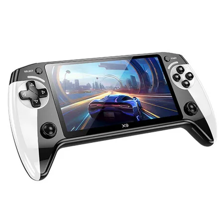 Retro Handheld Game Console 5.5In HD Screen,15000+ Games 9 Emulator Retro Gaming Console,Handheld Emulator Supports Connection to TV,Plug&Play