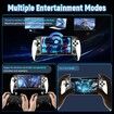 Retro Handheld Game Console 5.5In HD Screen,15000+ Games 9 Emulator Retro Gaming Console,Handheld Emulator Supports Connection to TV,Plug&Play