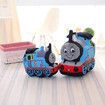 25cm Soft Fluffy Puff Thomas Train Plush Toy CUSHION Kids Birthday Gift Plush Toys Holiday Christmas Gift