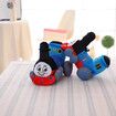 25cm Soft Fluffy Puff Thomas Train Plush Toy CUSHION Kids Birthday Gift Plush Toys Holiday Christmas Gift