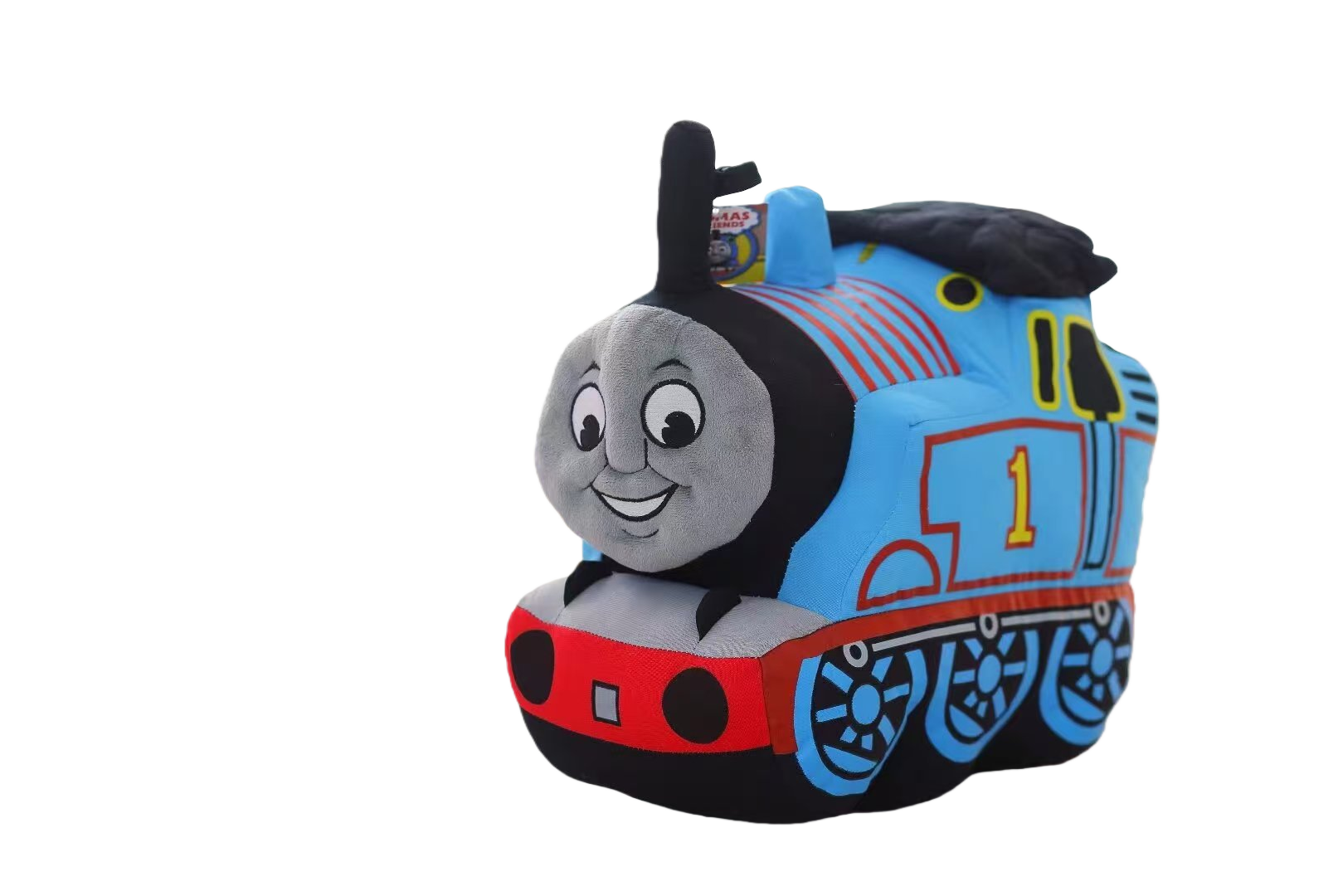 25cm Soft Fluffy Puff Thomas Train Plush Toy CUSHION Kids Birthday Gift Plush Toys Holiday Christmas Gift