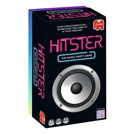 The Music Party Board Game, Card Game Fun Music Quiz Game, 2-10 Players 300 Plus Iconic Music Hits, Great for Family Game Nights