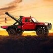 1/12 RC Crane Truck,MN-82T LC79 RTR RC Crawler,4WD Off-Road Tow Car RTR 2.4GHz RC Pick-up Trail Truck (Yellow)