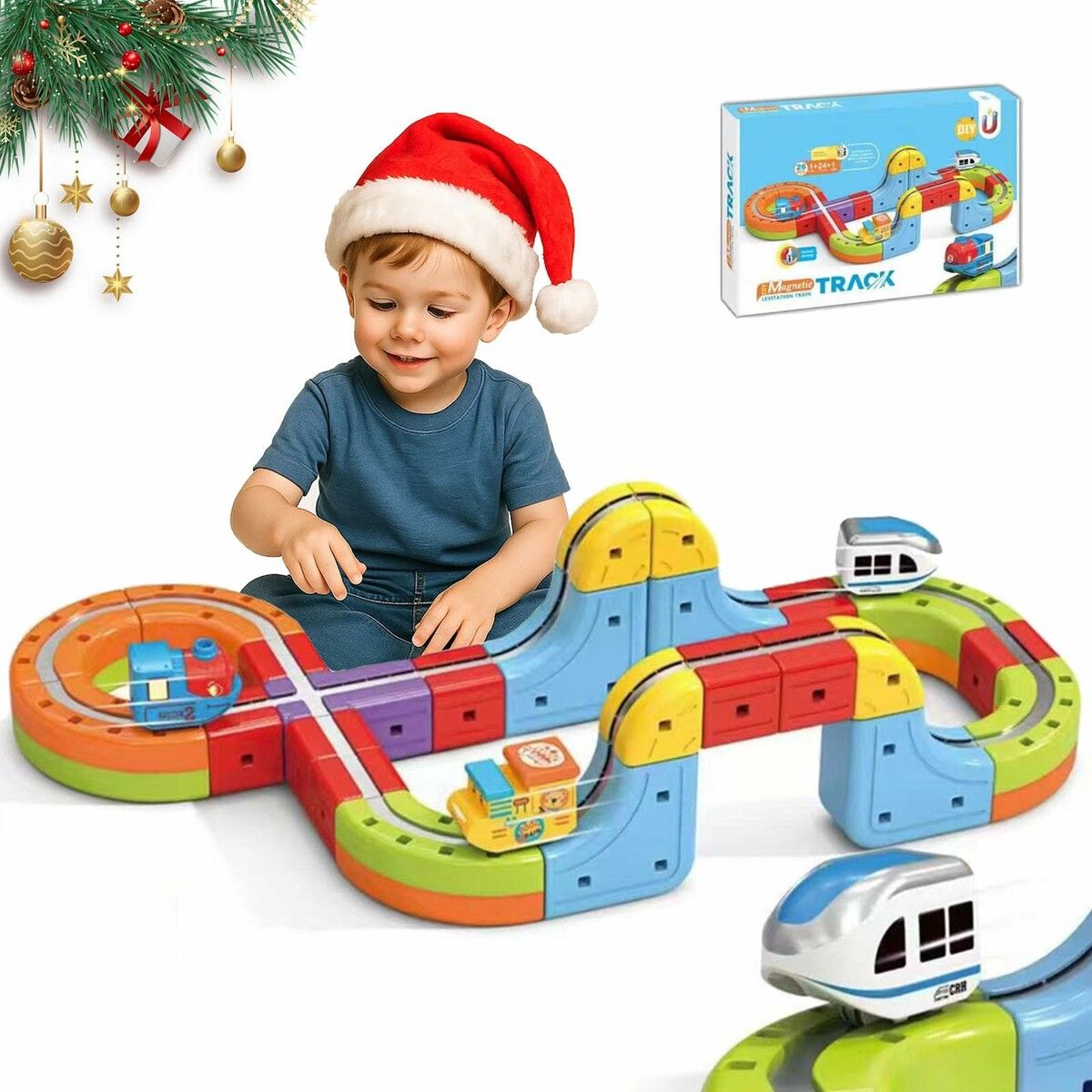 Dynamic Train Set ClickRail Electric Train, ClickRail Electric Train Set, Magnetic Train ...
