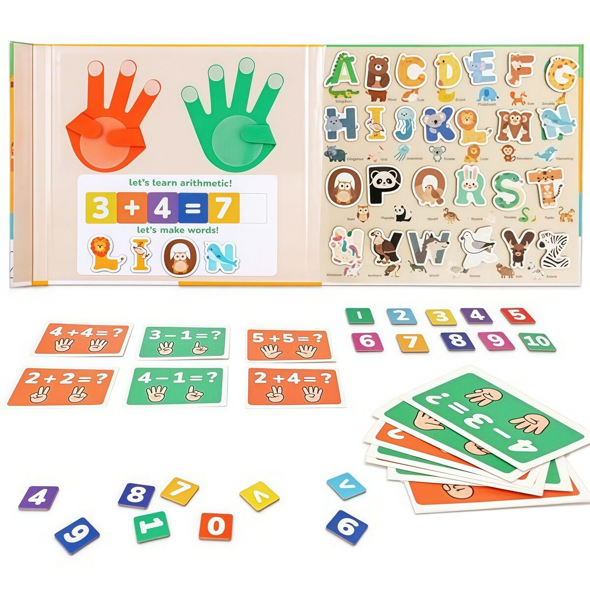 Magnetic Alphabet Letters Mathematics Educational Toy for Kids,Learn ...