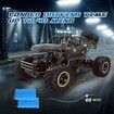 RC Cars Remote Control Car 1:12 Off Road Monster Truck,Metal Shell 4WD Dual Motors LED Headlight Rock Crawler,2 Batteries,Black