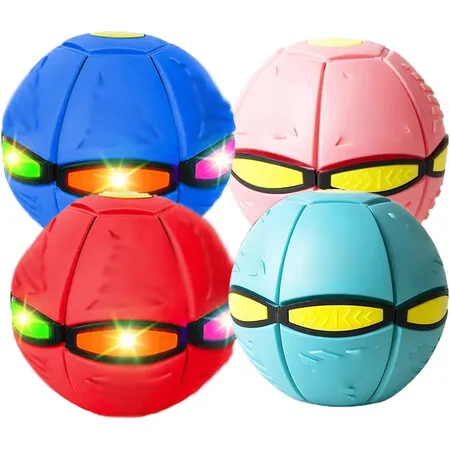 Magic Ball,Pop Up Ball,Magic Bouncing Ball,Children's Bouncing Balls,Magic Flying Saucer,Bouncy Balls,Parent-Child Interaction (4PCS)