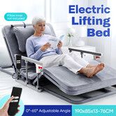 Electric Lift Bed Arm Back Leg Rest Bedrails Power Chair Lifter Assist Rise Sit Stand Up Recliner Remote Medical Aid Support Elderly Senior Disability