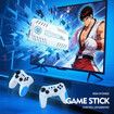 Retro Game Stick with 50000+ Games,4K HDMI HD Plug and Play Game Stick with 2 Controllers,Support 50+ Simulators,2 Player Battle,White
