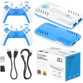 Retro Game Stick with 50000+ Games,4K HDMI HD Plug and Play Game Stick with 2 Controllers,Support 50+ Simulators,2 Player Battle