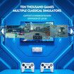 Retro Game Stick with 50000+ Games,4K HDMI HD Plug and Play Game Stick with 2 Controllers,Support 50+ Simulators,2 Player Battle