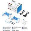 Retro Game Stick with 50000+ Games,4K HDMI HD Plug and Play Game Stick with 2 Controllers,Support 50+ Simulators,2 Player Battle