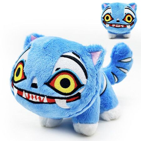 K-Pop Demon Hunters Plush Toy,Cute Tiger Plushie Collectible Stuffed Animal For Boys Girls Kpop Fans Halloween Birthday Gift And Desktop Decor for Kids