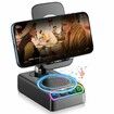 Adjustable Cell Phone Stand with Wireless Induction Bluetooth Speaker,HD Surround Sound,Christmas Birthday Ideas Gifts,Stocking Stuffers Family Friends