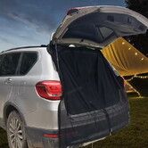 Car Tailgate Mesh Screen Magnetic Breathable Tent SUV Rear Window Protection Screen For Van Truck Trailer Tailgating Overlanding