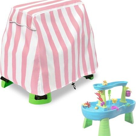 Kids Water Table Cover Fit Water Table,Outdoor Water Table Toys Cover,Dustproof Thick Rainproof Full Protection Kids Water Table Cover Color Pink