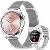 Women's Smart Watch Fitness Tracker 1.27 HD Call Smartwatch IP68 Waterproof Heart Rate Monitor 120 Sports Modes Silver