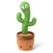 Rechargeable Dancing Talking Cactus Toy, Interactive Singing Mimicking Cactus Toy for Kids Age 3 to 12